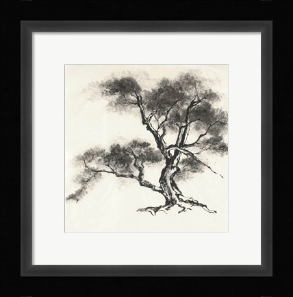 Framed Sumi Tree II Print