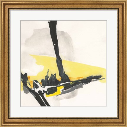 Framed Creamy Yellow IV Print