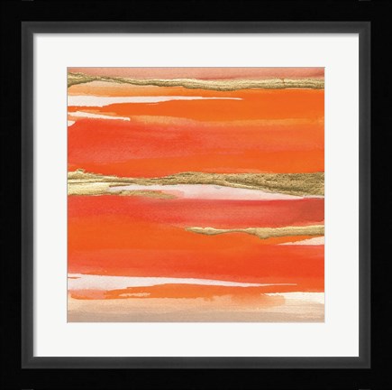 Framed Gilded Mandarin I Print