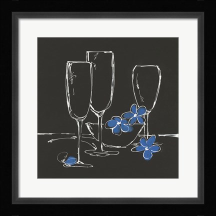 Framed Sparkling Times Print