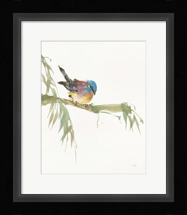 Framed Finch v2 Print