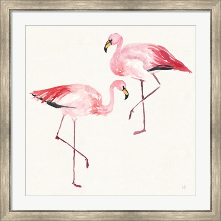 Framed Tropical Fun Bird V Print