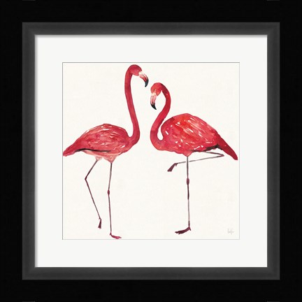 Framed Tropical Fun Bird IV Print
