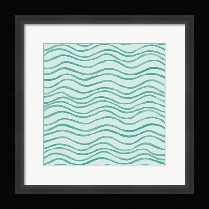 Framed Tropical Fun Pattern I Print