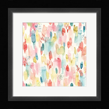 Framed Tropical Fun Pattern II Print