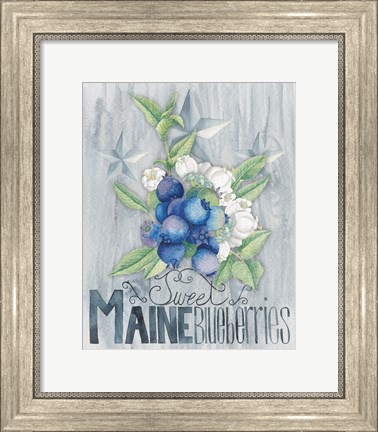 Framed American Berries II Print