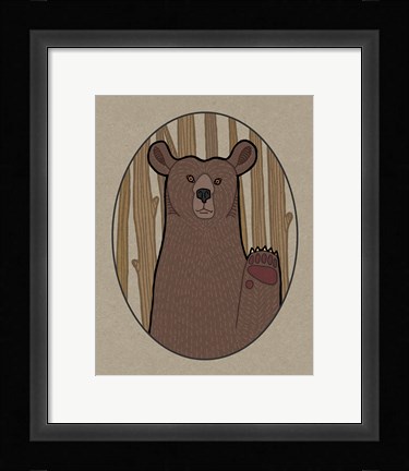 Framed Forest Friends IV Print
