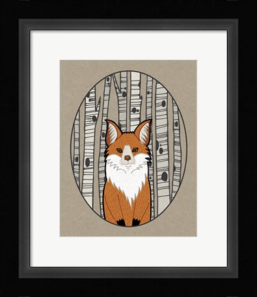 Framed Forest Friends I Print