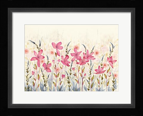 Framed Watercolor Garden Print