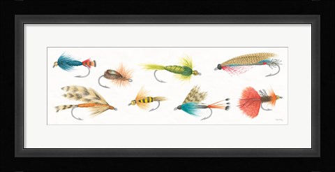 Framed Gone Fishin XII Print