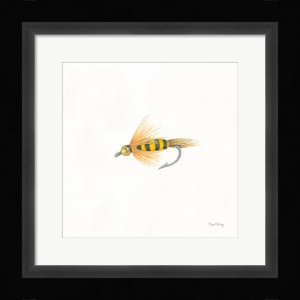 Framed Gone Fishin VII Print