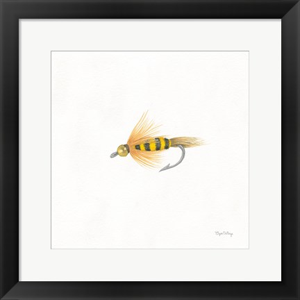 Framed Gone Fishin VII Print