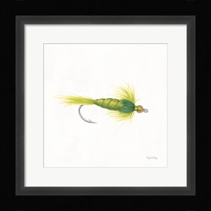 Framed Gone Fishin IV Print