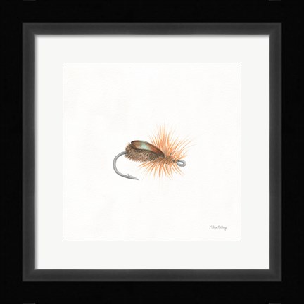 Framed Gone Fishin II Print