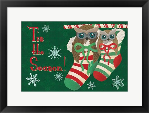 Framed Christmas Parliament II Print