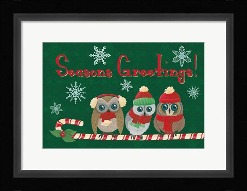 Framed Christmas Parliament IV Print