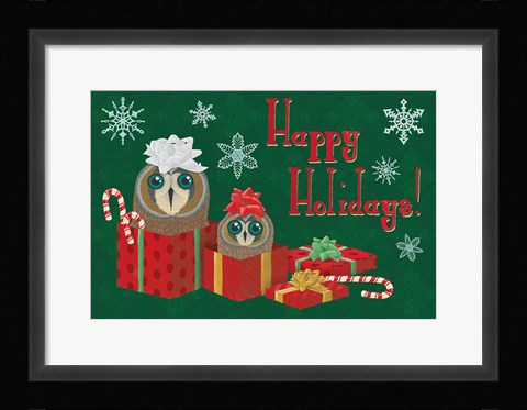 Framed Christmas Parliament III Print