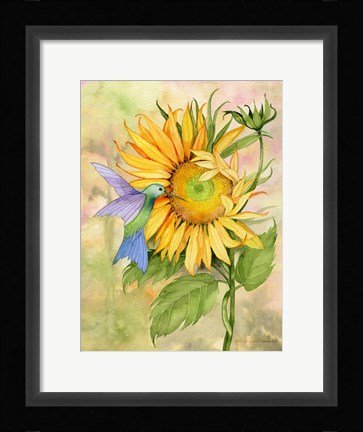 Framed Summer Fun Bird Print