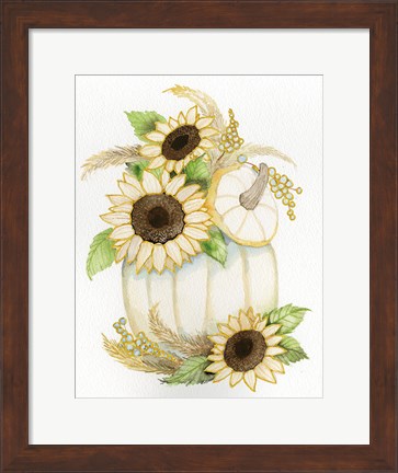 Framed Autumn Elegance II Print