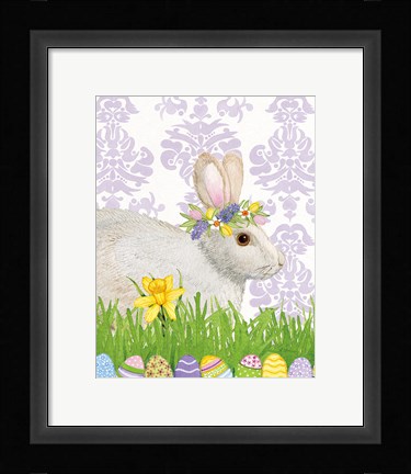 Framed Spring Bunny IV Print