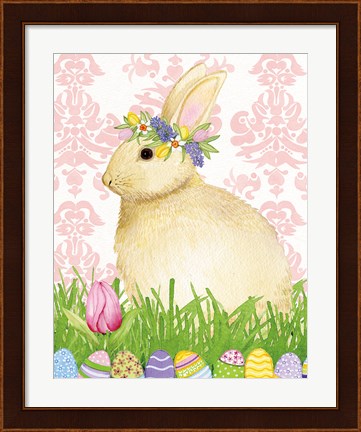 Framed Spring Bunny III Print