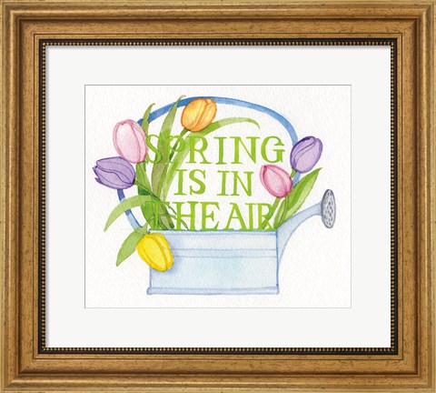 Framed Spring Saying III Print