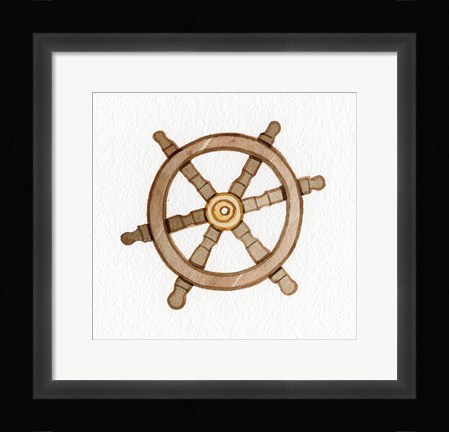 Framed Coastal Icon III Print