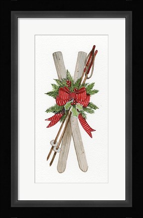 Framed Holiday Sports IV Print
