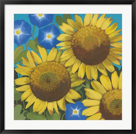 Framed Sunflower Time Print