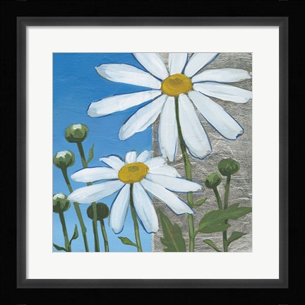 Framed Summer Garden I Print