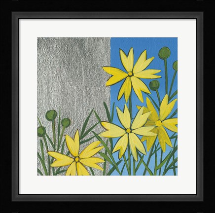 Framed Coreopsis I Print