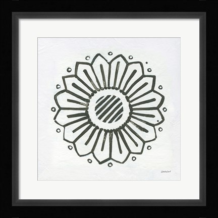 Framed Patterns of the Amazon Icon IX Print