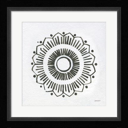 Framed Patterns of the Amazon Icon XII Print