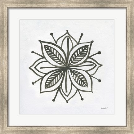 Framed Patterns of the Amazon Icon XIV Print