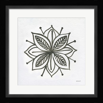 Framed Patterns of the Amazon Icon XIV Print