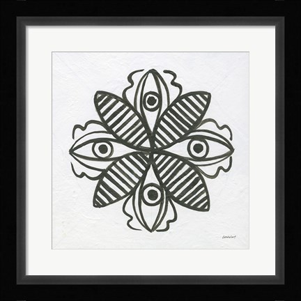 Framed Patterns of the Amazon Icon III Print