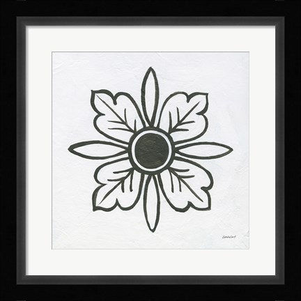 Framed Patterns of the Amazon Icon VIII Print