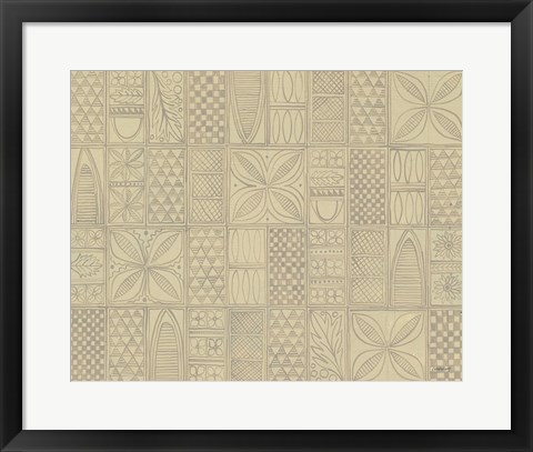 Framed Patterns of the Amazon II Print