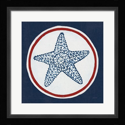 Framed Summer Shells IV Nautical Print