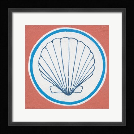 Framed Summer Shells II Print