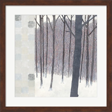 Framed Winters End Flurries Print