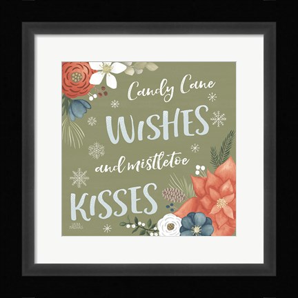 Framed Holiday Garden X Print