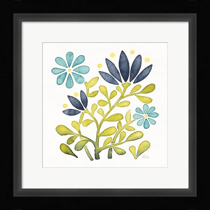 Framed Garden Getaway Flowers III Print