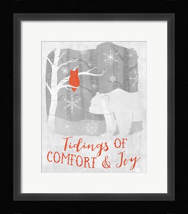 Framed Woodland Wishes IV Print