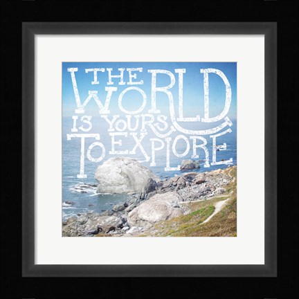 Framed Coastal Adventures IV Print