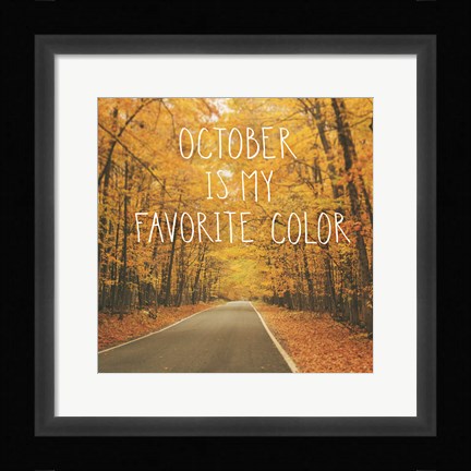 Framed October Color II Print