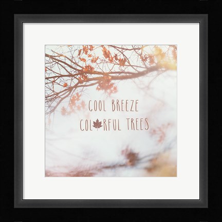Framed Autumn Calling II Print