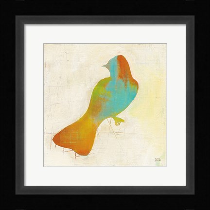 Framed Flight Patterns Bird IV Print
