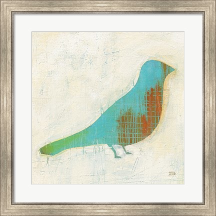 Framed Flight Patterns Bird I Print