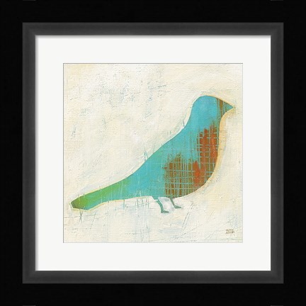Framed Flight Patterns Bird I Print